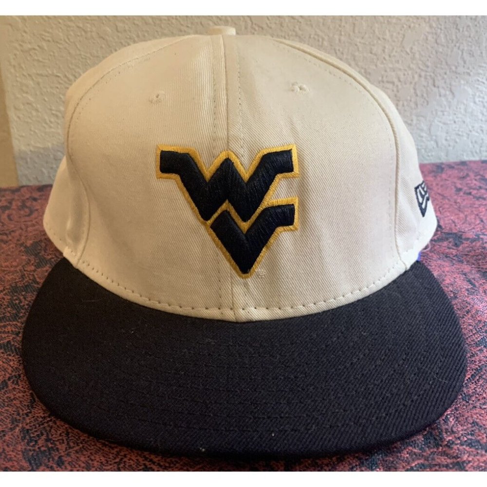 West Virginia Mountaineers  New Era 59Fifty Fitted Hat Cap Sz 7 3/4